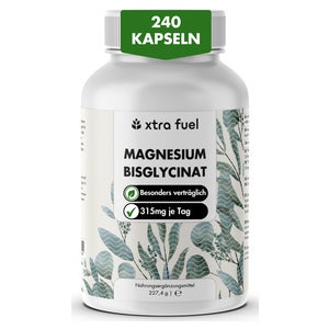XTRA FUEL Magnésium Bisglycinate - Formule chélatée 240 gélules