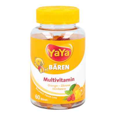 Yayabär gommes aux fruits vitaminées pour enfants (60 pièces)