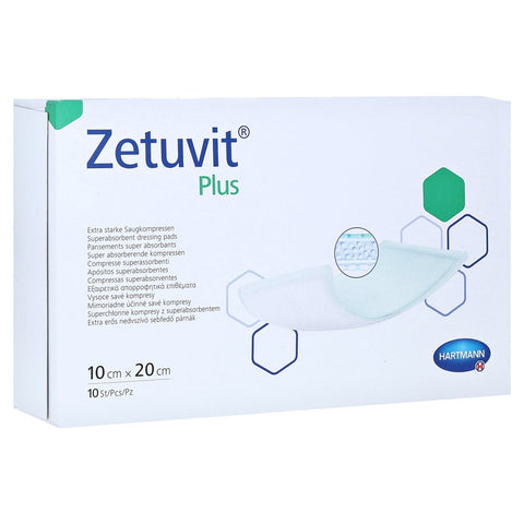 Zetuvit Plus compresses absorbantes extra fortes stériles (10 pièces)