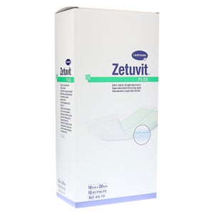 Zetuvit Plus sterile, extra saugfähige Kompressen (10 Stück)