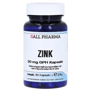GPH Zinc Citrate 30 mg capsules (90 capsules)