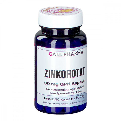 Hecht-Pharma Zinc Orotate 60 mg Gph capsules (90 capsules)